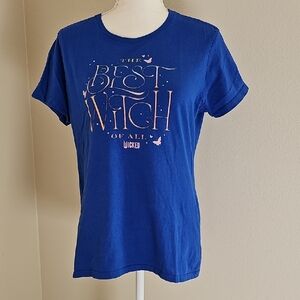 Blue 'Best Witch' Graphic Tee